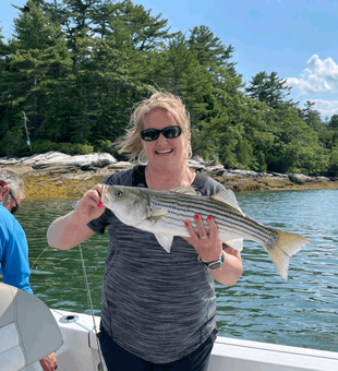 Fishing trip in beautiful Casco Bay