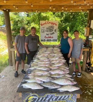 Family fun! Crappie with Reel Crappie Guides
