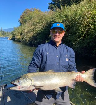 Just you, the river, and patience.