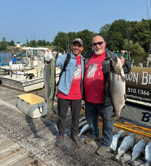 Charter fishing Lake Michigan waters