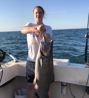 Out on Lake Michigan Waters