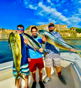 San Juan: the Mahi Mahi playground.