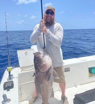 Reef Fishing For Grouper, Fl