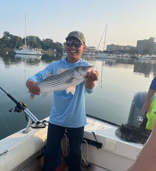 Proud of my Striped Bass catch!