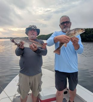 Great redfish catches with Fishbonz Charters