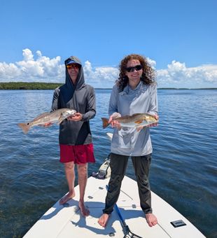 Double redfish success in Crystal River FL!