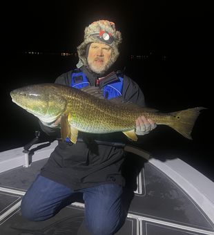 Caught a big one out on the boat tonight!