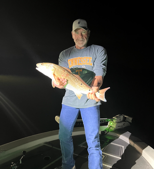Nice redfish on the jig tonight! Multiple techniques paying off.