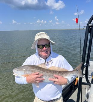 Chasing redfish in the productive delta waters of Venice, Louisiana.