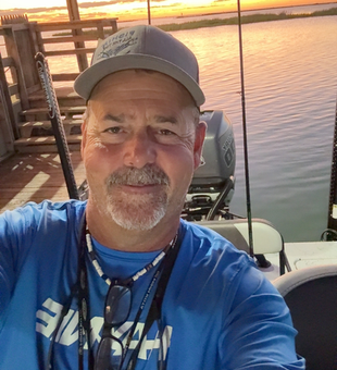 Sunset fishing adventure in Port Aransas waters.