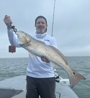Beautiful Rockport redfish ready for the photo!