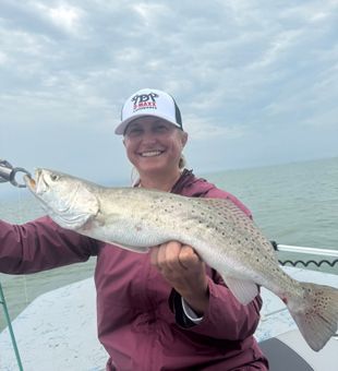 Beautiful speckled trout from Pleasanton TX waters!