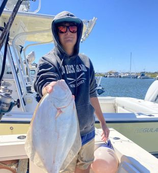Productive fishing in Barnegat Light, NJ with classic Jersey Shore conditions.