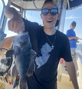 Fishing the waters off Barnegat Light, New Jersey for hard-fighting coastal species.