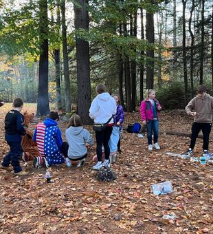 Fun outdoor gathering.
