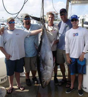 Massive tuna catch with the crew — unforgettable day on the dock!