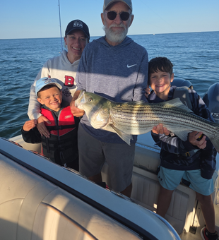 Trophy Cape Cod striped bass makes for unforgettable memories!