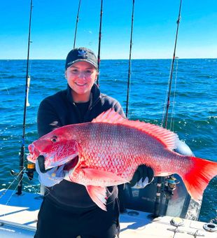 Hooked up offshore in New Smyrna Beach