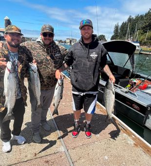 Coho salmon success at Winchester Bay OR!