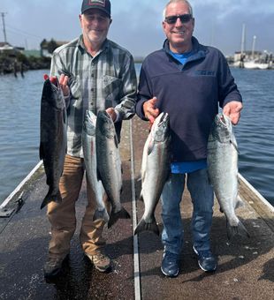 Winchester Bay delivers excellent Coho and Chinook salmon action!