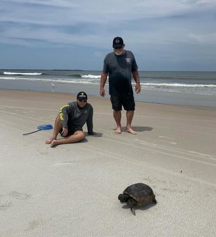 Fishing the beautiful waters in NSB