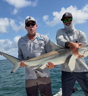 Shark fishing success in New Smyrna Beach waters!