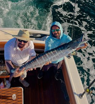 Hooked the perfect wahoo on a sunny Miami morning.