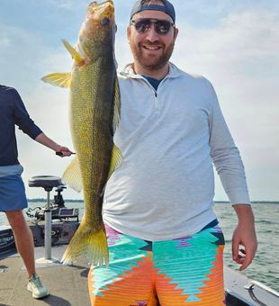 Brainerd MN rod bend with a strong fish on