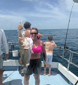 Conquering the deep blue with light tackle and a storm on the horizon!