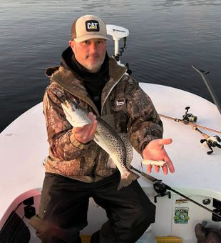 Fly cast lands perfect in the flats