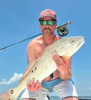 Suffolk VA redfish making the day worthwhile!