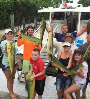 Chasing mahi mahi under the Florida sun!