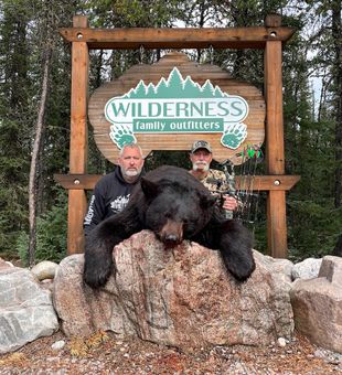 Trophy black bear on our Saskatchewan hunts