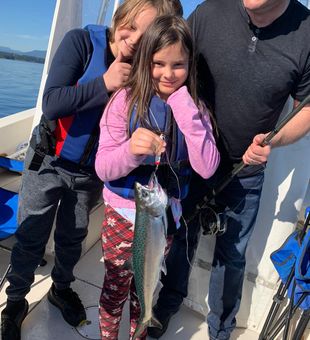 Somewhere near Nanaimo—something big hit the line.