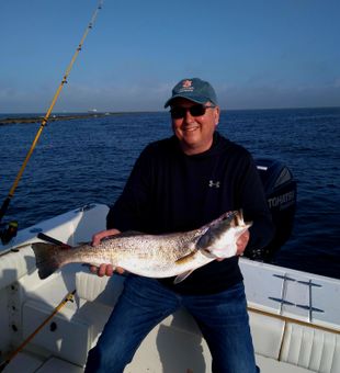 Experienced anglers love our Galveston trout trips