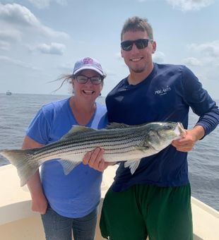 Caught a Striped Bass in Newburyport, MA