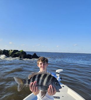 Inshore calm, offshore excitement.