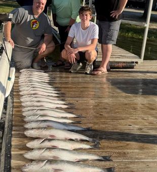 Productive striped bass fishing onLake Murray!