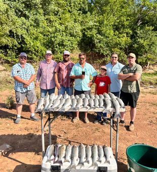 Texas Striper Fishing Fun