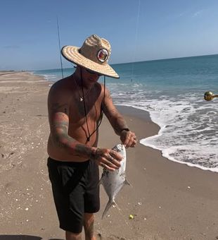 Experience the excitement of shore fishing in New Smyrna Beach, FL, where every cast brings the chance for a memorable catch.