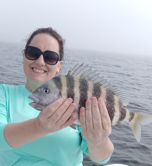 Caught a beauty on the foggy waters today.