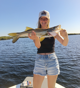 Beautiful Weeki Wachee snook caught on the water!