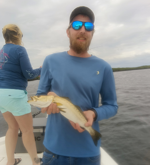 Beautiful Homosassa speckled trout ready for the cooler!