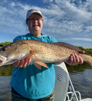 Big Weeki Wachee redfish ready for the photo!