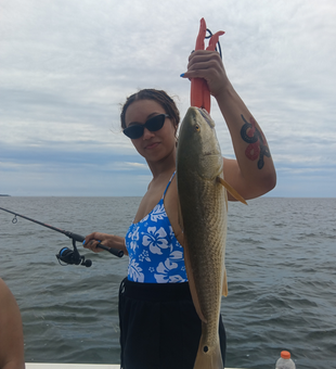 Beautiful Weeki Wachee redfish landed with perfect technique!