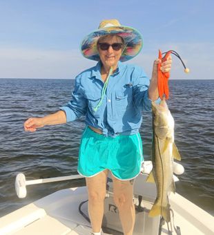 Beautiful Weeki Wachee snook ready for the photo!