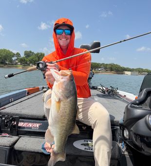 Nice bass caught in Fort Worth waters!