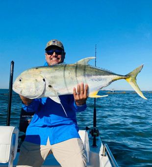 Impressive jack crevalle catch on Galveston fishing charter
