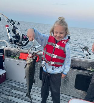 Big catch on Lake Michigan today