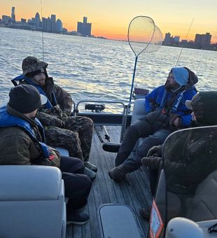 Trolling success in Lake Michigan